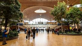 ‘Just in awe’: Portland’s main airport terminal reopens with trees and a 9-acre wood-beamed ceiling